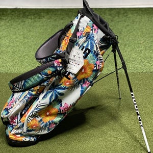 PING Hoofer Lite Stand Carry Golf Bag 4-Way Divider w/ Rain Hood Tropical #88101