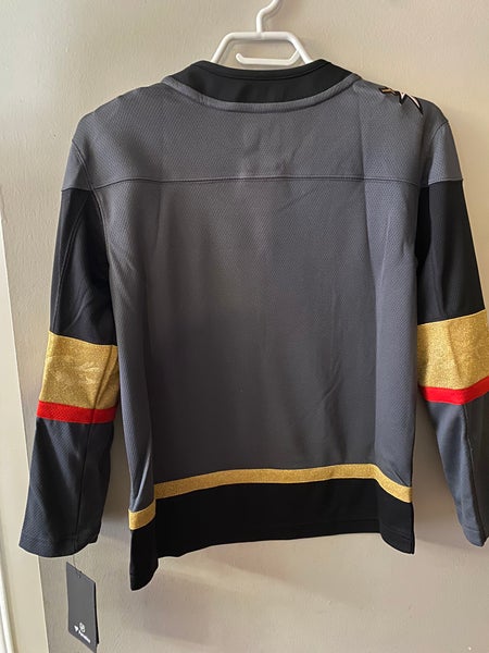 NHL Youth Vegas Golden Knights Premier Home Jersey, Size: S/M, Gray