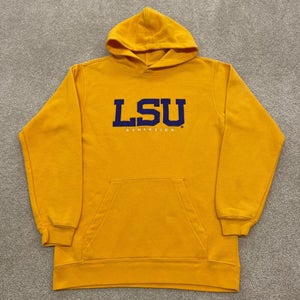LSU Tigers Sweatshirt Kids Large Youth NCAA University Hoodie Pullover Louisiana