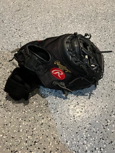 Rawlings Game Ready Catcher’s Used Right Hand Throw 34 Heart of the Hide Baseball Glove