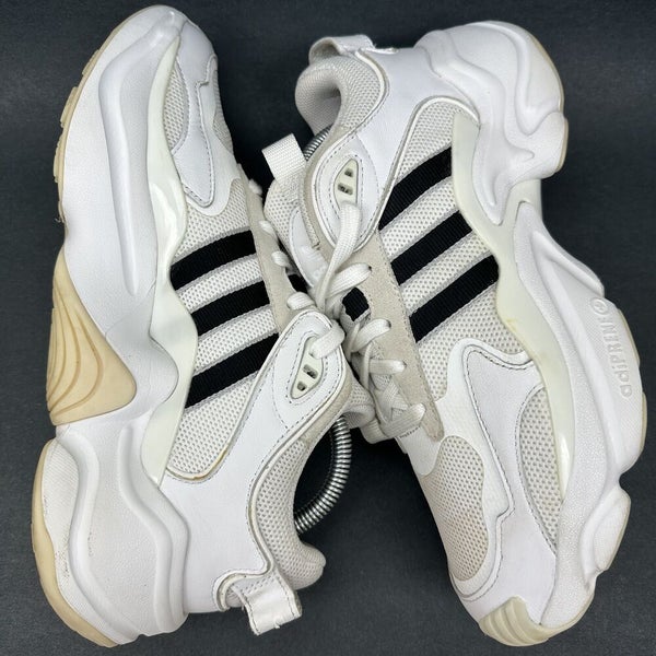 Adidas Magmur Running Lifestyle Shoes White Black EE5045 Women's Size 9.5 | SidelineSwap