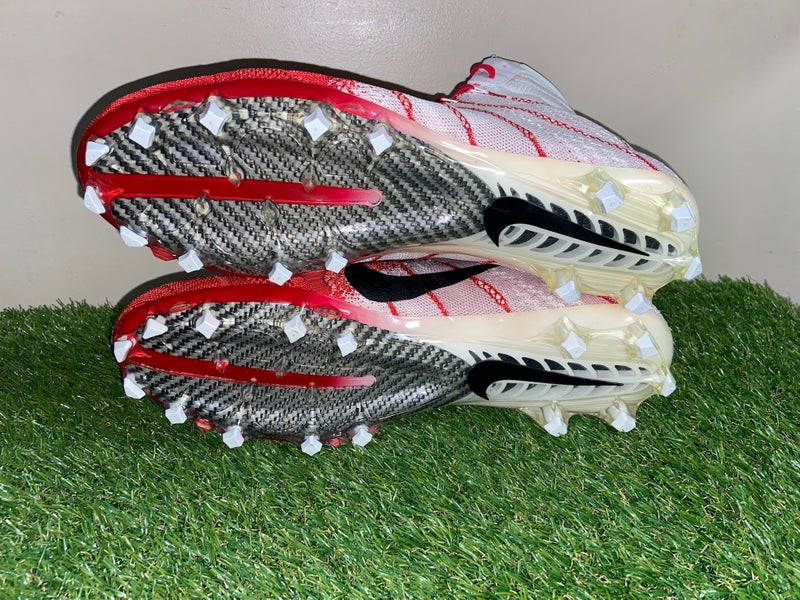 Nike, Shoes, Nike Vapor Untouchable 3 Elite Football Cleats White Gym Red  Ao30660