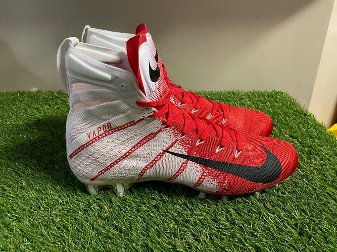 Nike Vapor Untouchable 3 Elite Football Cleats Red AO3006-160 Mens Size 10.5 NEW