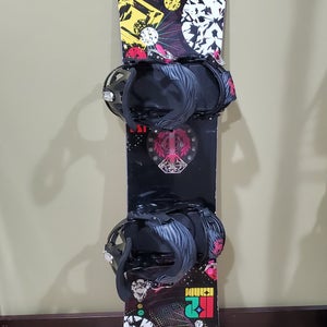 Snowboard k2 Candi 134cm With Sims S/M Binding Multiple Colors.