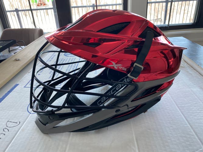 Chrome Red Cascade XRS Helmet