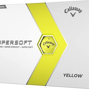 Callaway Supersoft 2023 Golf Balls (Yellow, 12pk) Super Long NEW & IMPROVED