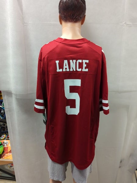 trey lance football jersey nike on field xl nwt new san francisco 49ers nfl