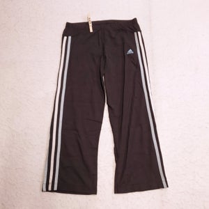 Adidas Active Running Pull On Athletic Pants Youth Boys Size S Black White