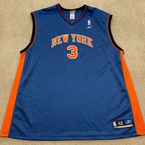 Stephon Marbury New York Knicks Jersey Men 4XL Adult Blue NBA Basketball Reebok