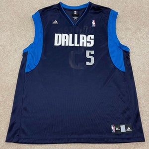 Josh Howard Dallas Mavericks Jersey Men 2XL Adult Blue adidas NBA Basketball 5
