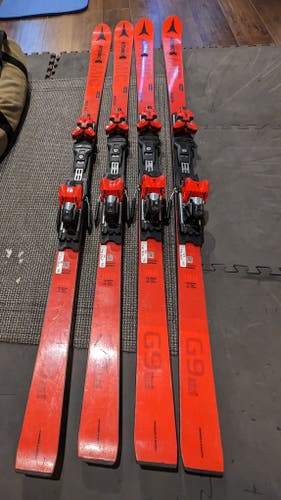 2019 Atomic G9 FIS 186/26r GS Skis w/ x16VAR bindings