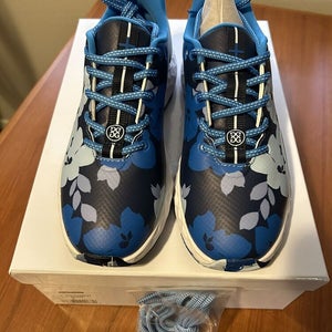 NEW GFORE WOMENS MG4+ SPIKELESS GOLF SHOES SIZE 8 BLUEPRINT FLORAL