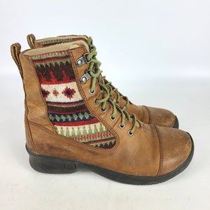 KEEN Aztec Southwestern Lace-Up Ankle Boot 1011457 Women's Size: 7.5