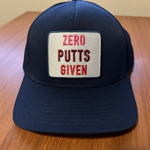 BRAND NEW G/Fore GFore G4 SnapBack Golf Hat ZERO PUTTS GIVEN SNAPBACK