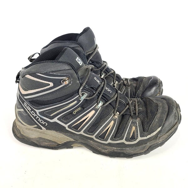 Salomon X Ultra Mid Gore-Tex GTX Hiking Boots Mens Size 11.5 Black Gray |