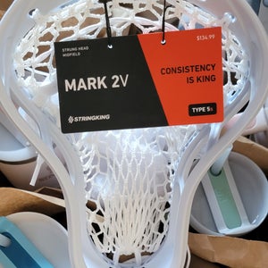 Brand New StringKing Strung Mark 2V Lacrosse Head
