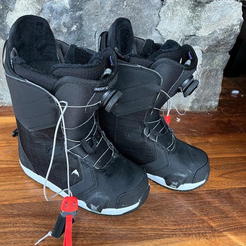 Women's Used Burton Limelight Step On Snowboard Boots 7.5 but will fit 8.5