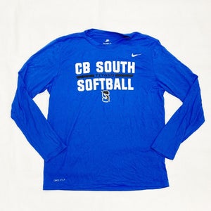 The Nike Tee Central Bucks South Titans Softball Legend Top Men's XL Blue 727980