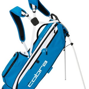 NEW 2022 Cobra Ultralight Pro Electric Blue/White 4-Way Golf Stand Bag