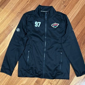 Kirill Kaprizov Minnesota Wild Fanatics Authentic Pro Locker Room Full Zip Jacket Large