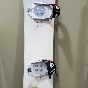 Morrow Snowboard 168cm With Step On Binding Device Sz Large.