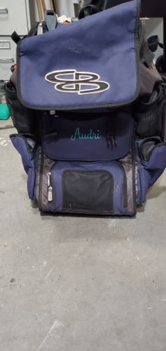 Used Boombah Superpack Rolling Bat Bag