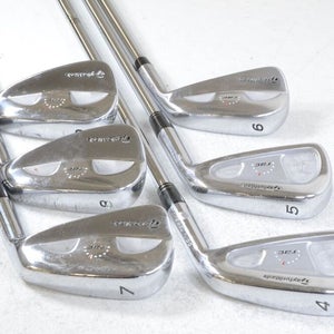 TaylorMade RAC MB CB Coin Forged 4-9 Stiff Iron Set Dynamic Gold Steel 152256