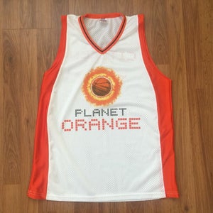 Phoenix Suns NBA SUPER AWESOME PLANET ORANGE Size Large SGA Basketball Jersey!