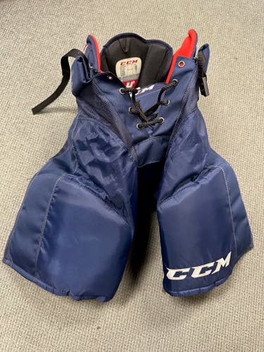 Used Senior Small CCM U+ 12 Navy Hockey Pants