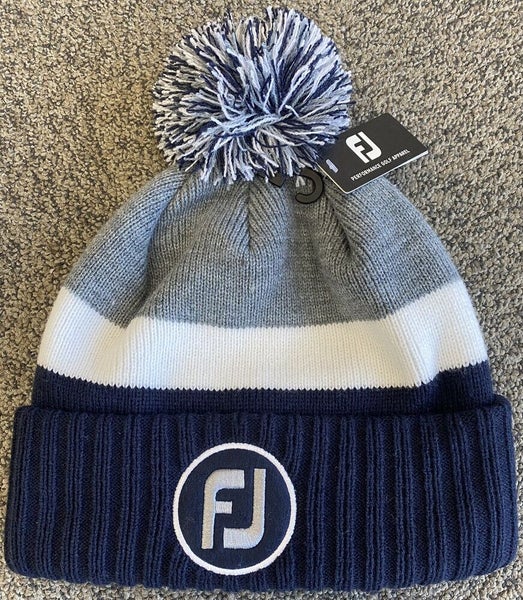 FootJoy FJ Pom Pom Knit Hat Winter Beanie