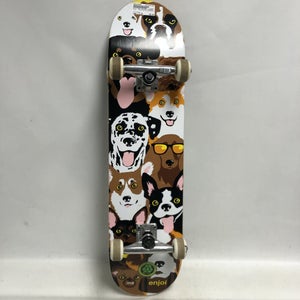 Used Enjoi Dog Collage Premium 7 3 4" Complete Skateboards