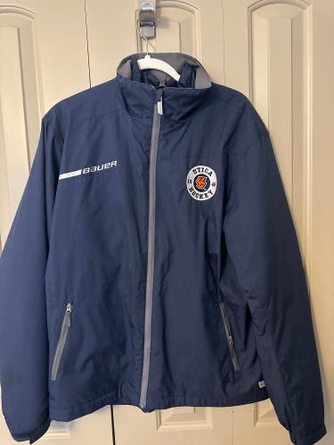 Utica University Hockey Black Used Small Bauer Jacket