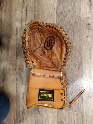 Vintage Wilson H-8303 Double Leather goalie glove