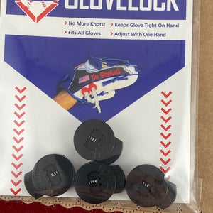 New BLACK GloveLocks Keeps Your Gloves Laces Tight GloveLace Locks Are Hot Free Shipping USA Only