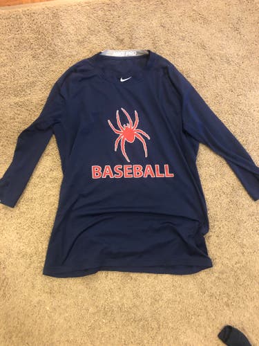 Blue XL Men's Nike Baseball Shirt