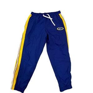 NWT mens XL nike woven Throwback Basketball Pants warriors colorway