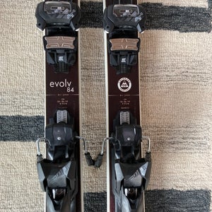 Used Unisex 2021 Liberty 179 cm All Mountain Evolv 84 Skis With Bindings Max Din 13