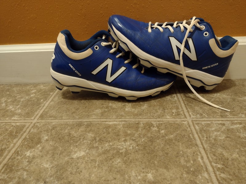 New Balance 4040v5 Adult Molded Cleats – Royal/White. Size 10.5.