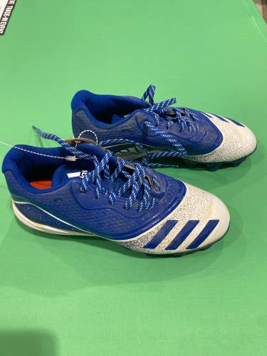 Used Blue Adult Men's 7.0 (W 8.0) Molded Adidas Icon Cleats