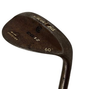 Used Cleveland Cg12 Zip Groove Oil Can 60 Degree Regular Flex Steel Shaft Wedges