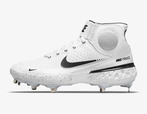 New Nike Alpha Huarache Elite Mid White Baseball cleats Size 11