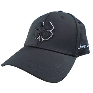 NEW Black Clover Premium Clover #2 Black/Black Fitted L/XL Golf Hat/Cap