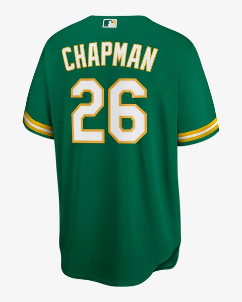  Matt Chapman Oakland Athletics #26 Green Youth Cool