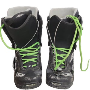 Used Rome Snowboard Boots Senior 11.5 Men's Snowboard Boots