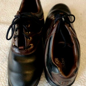 NICE Footjoy GreenJoys Golf Shoes Used Unisex Size Men's 10.5 (W 11.5)