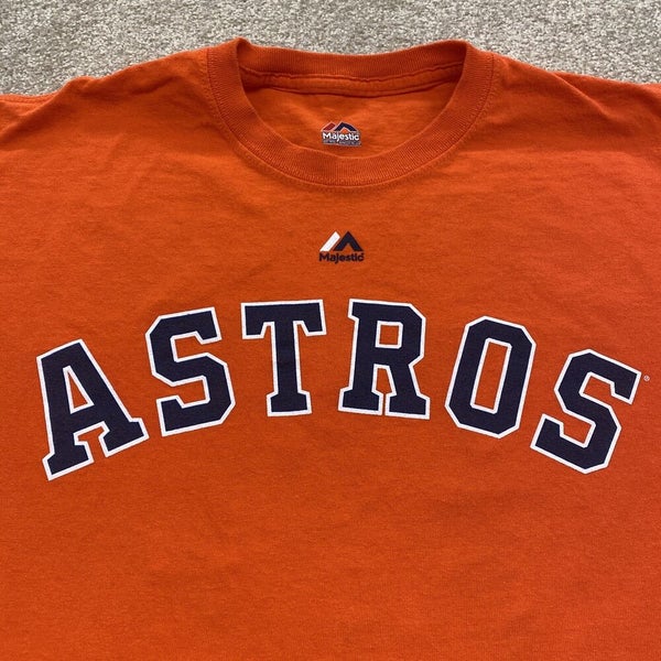 Justin Verlander Houston Astros Shirt Men Small Adult Orange MLB