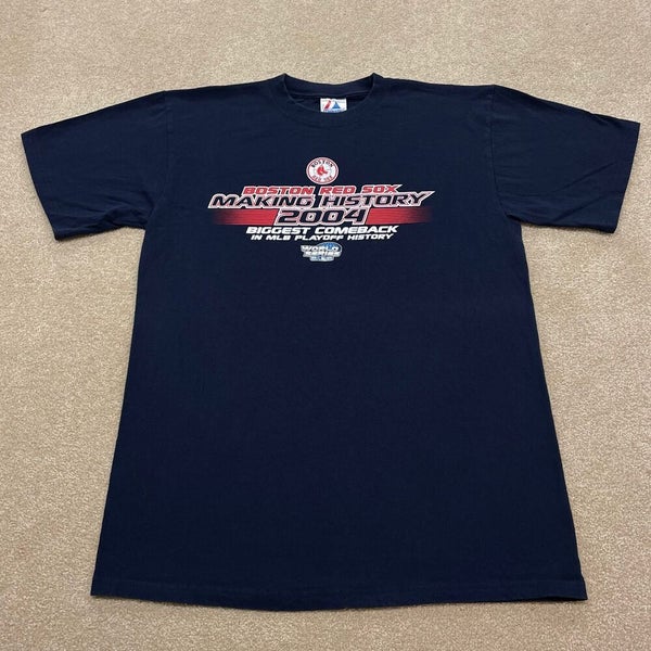 BOSTON RED SOX WORLD SERIES CHAMPIONS VINTAGE 2004 MLB BASEBALL TSHIRT LARGE