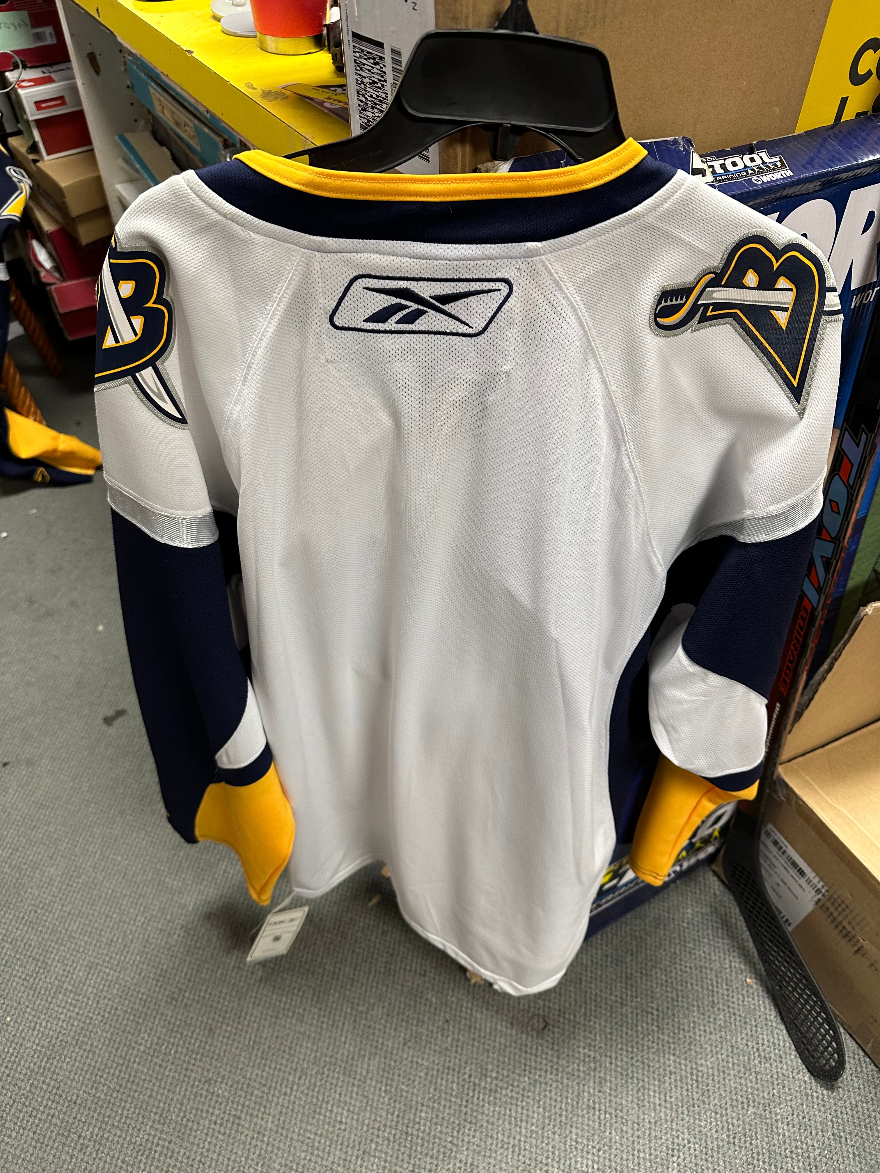 Buffalo Sabres New Home Navy Reebok Premier 7185 Jersey