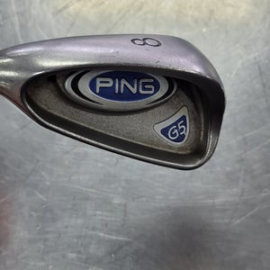 Used Ping G5 Blue Dot 8 Iron Regular Flex Graphite Shaft Individual Irons