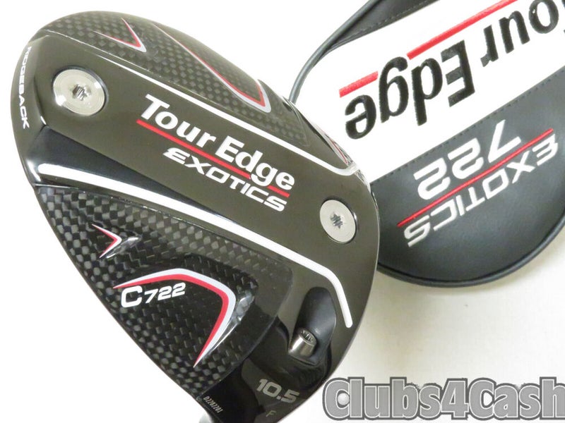 Tour Edge Exotics C722 Driver 10.5° HZRDUS Smoke RDX Black Stiff +